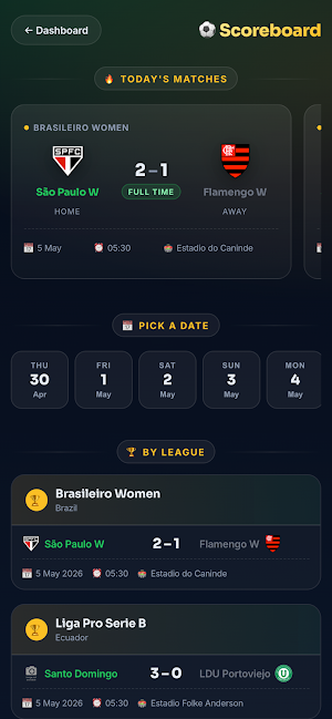 Osa TV: Live Football Score Screenshot 1