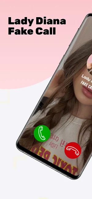 Lady Diana Bunny Fake Call Screenshot 0