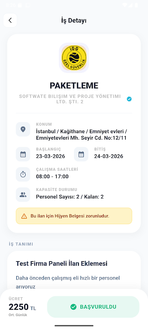 1 Tıkla Personel Screenshot 2