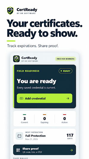 CertReady: Worker Cert Wallet Screenshot 0