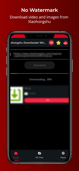 小红书 Downloader: No Watermark Screenshot 0