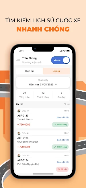 Lái Xe Hộ: Đặt xe & đặt tài xế Screenshot 2