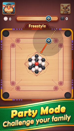 Carrom Plus-Disc Board Game Screenshot 1