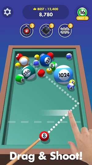 Pool Shoot 2048 Screenshot 0