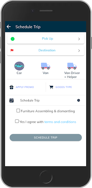 Mycarrio - Moving and Delivery Screenshot 1