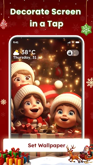 Santa Video Call & Countdown Screenshot 3