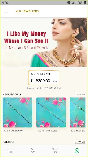 M.K. Jewellers - Latest Jewellery Design App Screenshot 1