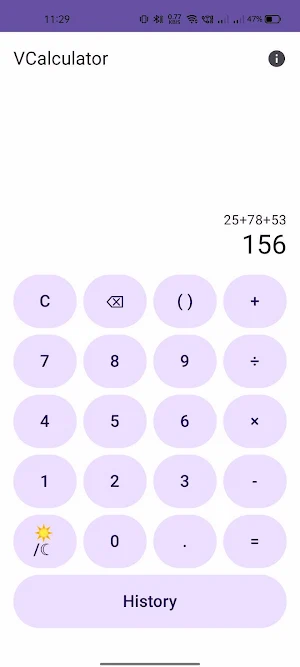 VCalculator Screenshot 1