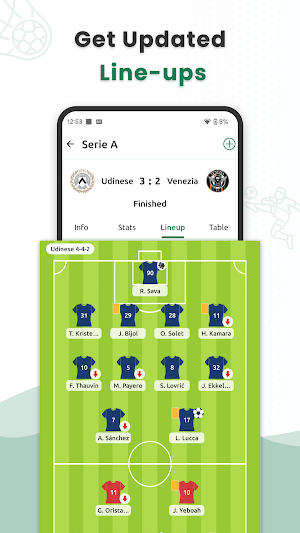 Soccer Live Scores Screenshot 0