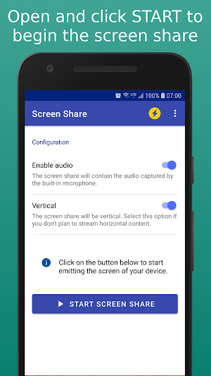 Screen Share - Screen mirroring (stream mirroring) Screenshot 0