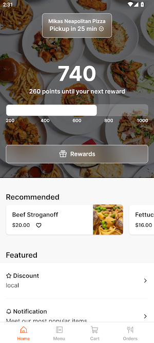 Mikas Neapolitan Pizza Screenshot 0