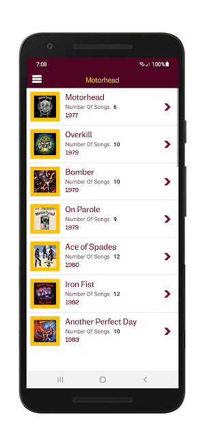 Motorhead Lyrics & Wallpapers Screenshot 1