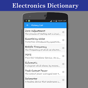 Electronics Dictionary Screenshot 3