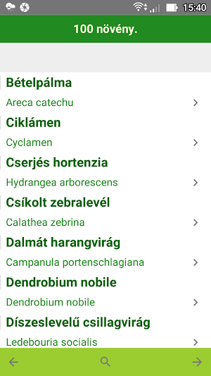 Dísznövény katalógus Screenshot 1
