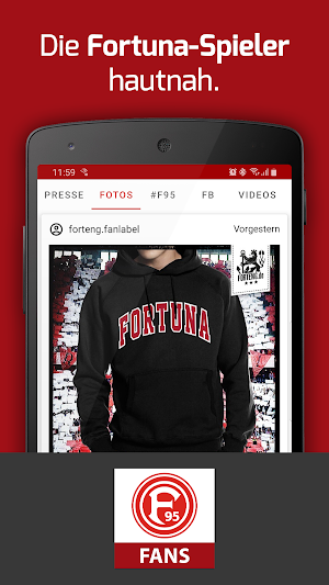 Fortuna Düsseldorf Fans Screenshot 1