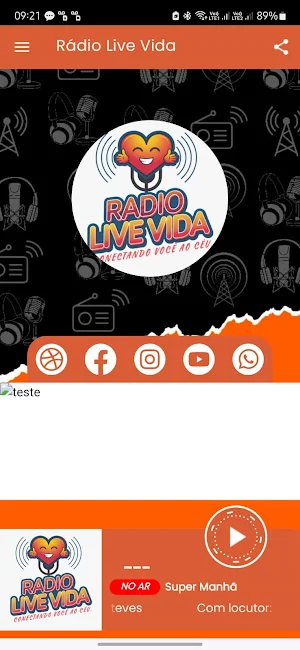 Rádio Live Vida Screenshot 1