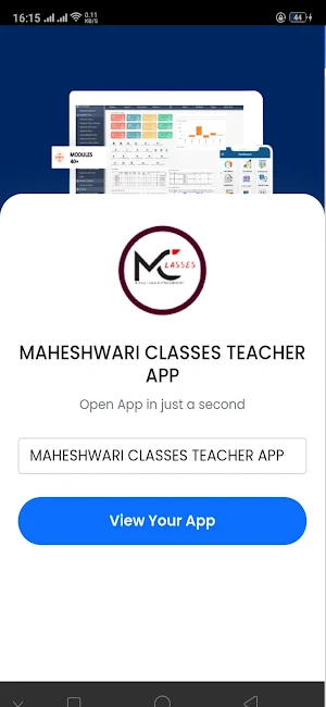 MAHESHWARI CLASSES TEACHER APP Screenshot 0
