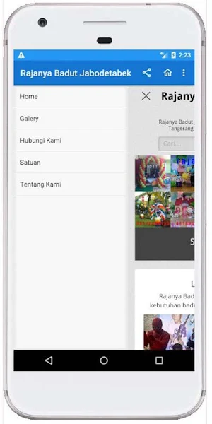 Rajanya badut Web Apps Screenshot 1