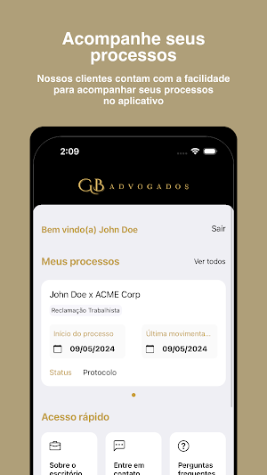 GB Advogados Screenshot 0