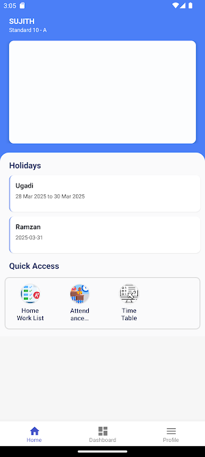 BGS Student App Screenshot 1