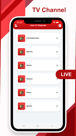 Live TV Channel Screenshot 0