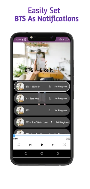 BTS Ringtones - BTS Ringtones Screenshot 3