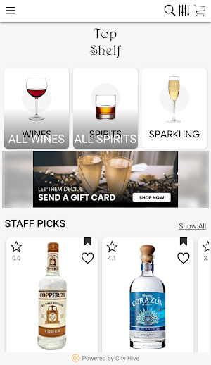 TOP SHELF LIQUORS GA Screenshot 1