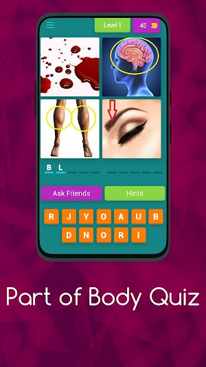 Part Of Body Quiz Screenshot 0