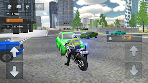 Police Bike Chase City Driving Screenshot 2