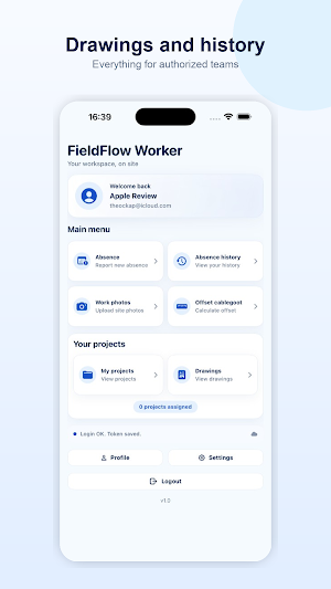 FieldFlow Worker Screenshot 2