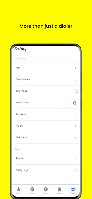 iCall - iOS 16 Dialer Screenshot 0
