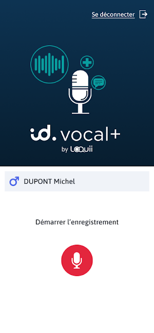id. vocal+ Screenshot 1