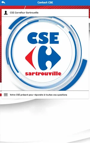 CSE Carrefour Sartr. Screenshot 1