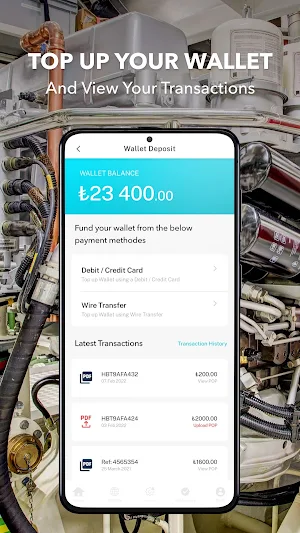 Engineering Service Wallet Screenshot 1
