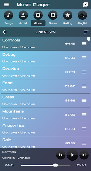 Mixoomy - Music Player Screenshot 0