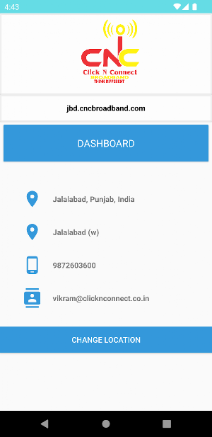 cNc broadband Screenshot 1