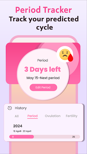 Period Tracker - Ovulation App Screenshot 2