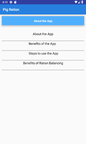 IVRI-Pig Ration(शूकर राशन)App Screenshot 1