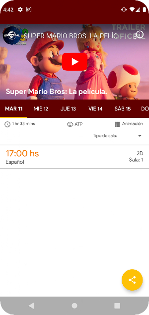 Cines Tres de Febrero Screenshot 1