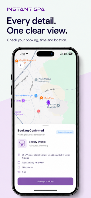 Instant Spa - Book a session Screenshot 3