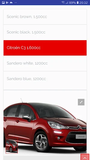 Rent a car Montenegro Screenshot 3