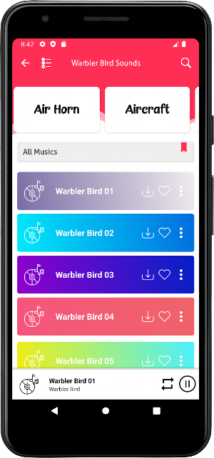 Warbler Bird Sounds Screenshot 3