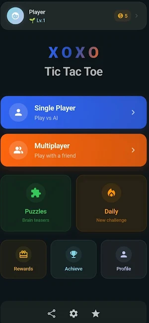 Tic Tac Toe — XO Puzzle Game Screenshot 0