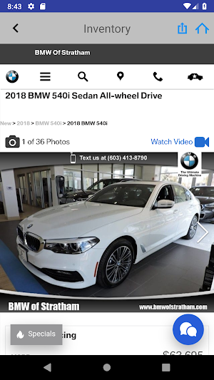 BMW of Stratham Screenshot 3