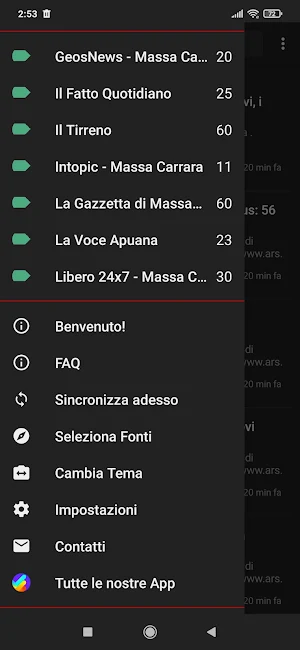 Massa Carrara notizie Screenshot 1