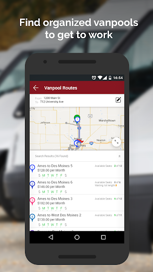 Iowa Rideshare – Find Commute options! Screenshot 2
