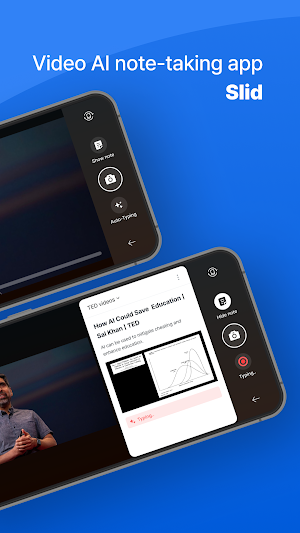 Slid: Video AI note-taking app Screenshot 1