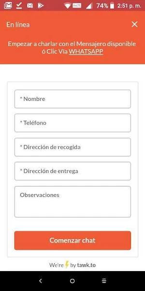 Remex Diligencias y Envíos, Do Screenshot 1