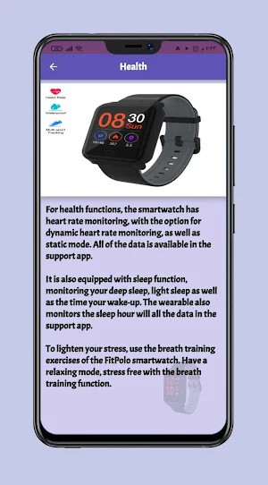 fitpolo smartwatch guide Screenshot 3