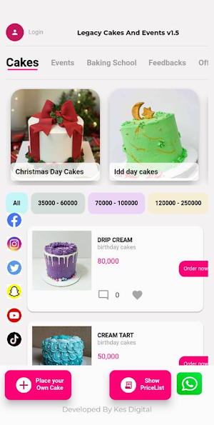 Legacy Cakes Screenshot 2